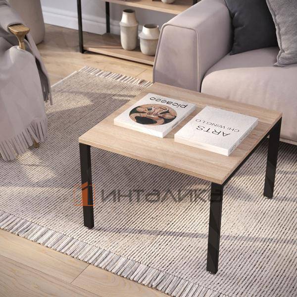 Лион опора для стола П-образная, 595х400 мм, черный (RAL 9005, муар) – 5