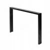 Превью Лион опора для стола П-образная, 595х400 мм, черный (RAL 9005, муар) – 2