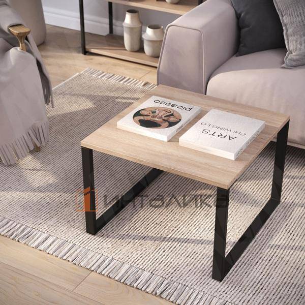 Тулуза опора для стола П-образная, 595х400 мм, черный (RAL 9005, муар) – 5