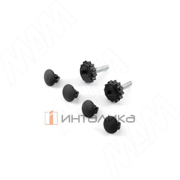 Нант опора для стола П-образная, 595х400 мм, черный (RAL 9005, муар) – 4