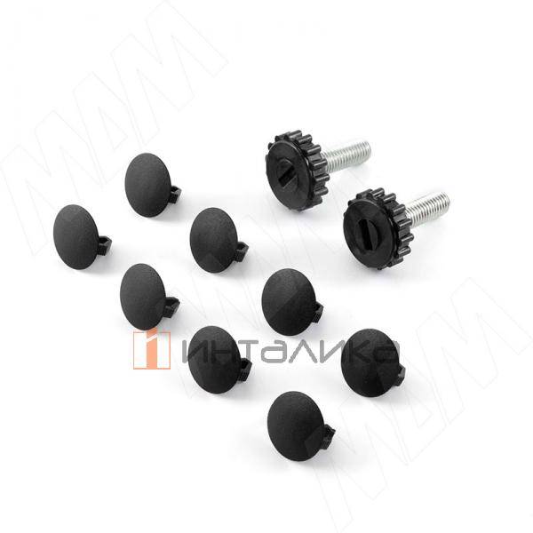 Виго опора для стола П-образная, 60х30, 595хH715+10 мм, черный (RAL 9005, муар) – 4