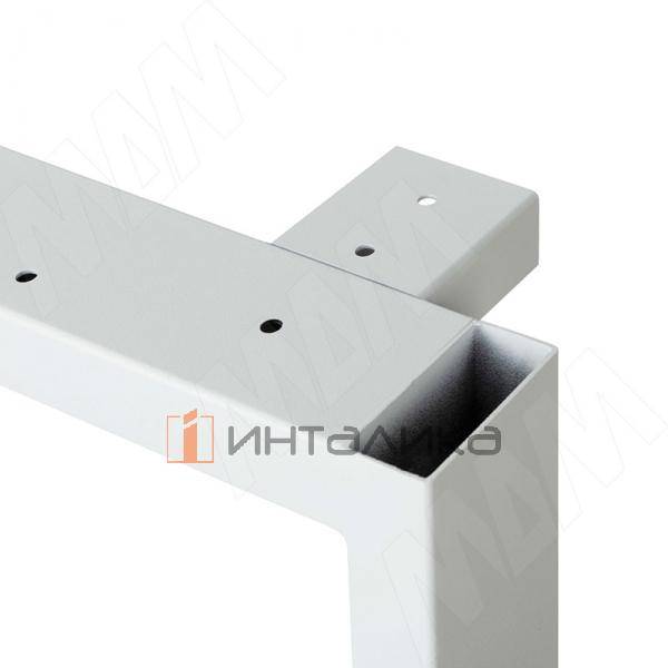 Виго опора для стола П-образная, 60х30, 595хH715+10 мм, белый (RAL 9003, муар) – 3
