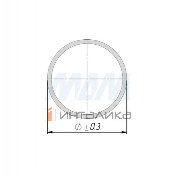 Труба круглая D32 мм, хром, L-3000 (JOK32CR-08) – 2