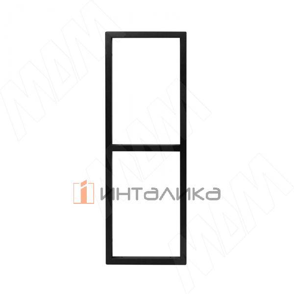 Металлокаркас-рамка для полок 740x250мм черный (RAL 9005, муар) (MF.02.740x250.BLC) – 2