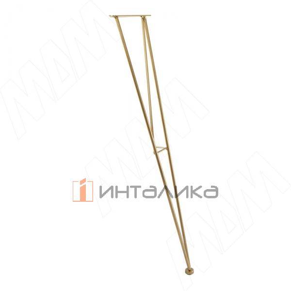 SPOKE опора для стола V-образная, 185х215х740 мм, золото матовое (SPK180x740 GL) – 2