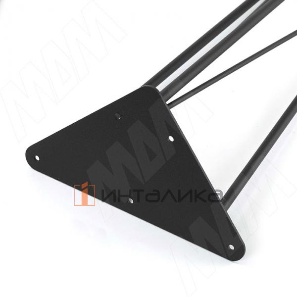 SPOKE опора для стола V-образная, 185х215х740 мм, черный – 4