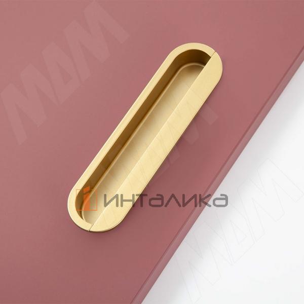 Ручка-раковина 96мм золото матовое – 2