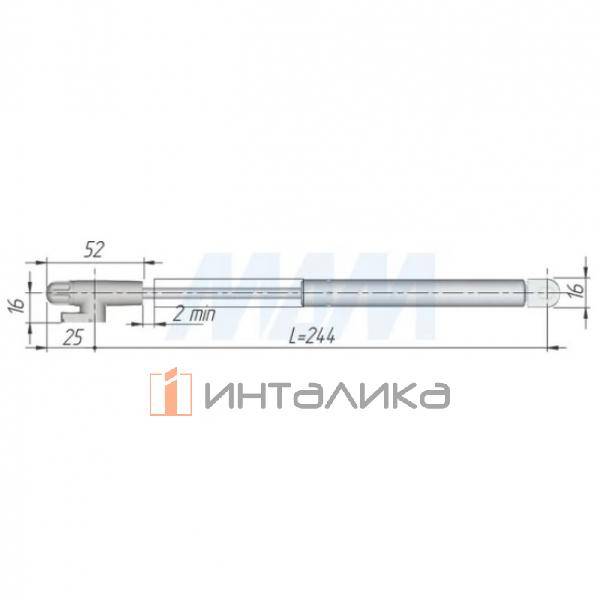 KRABY лифт фрикц. откр., L=244, 90Н (42013010UZ) – 2