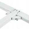 Превью Штутгарт металлокаркас-стола телескопического 730х1200/1400/1600х800мм, белый (RAL9003, муар) – 6