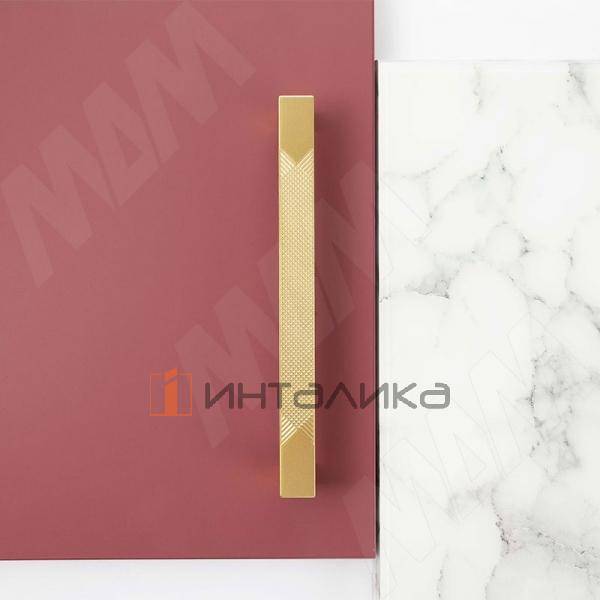 Ручка-скоба 160мм золото матовое – 2