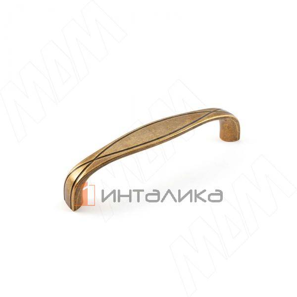 SERPENTE Ручка-скоба 96мм бронза состаренная – 1