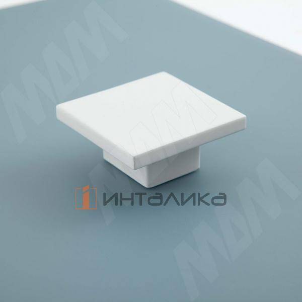 Ручка-кнопка  16мм белый матовый – 2