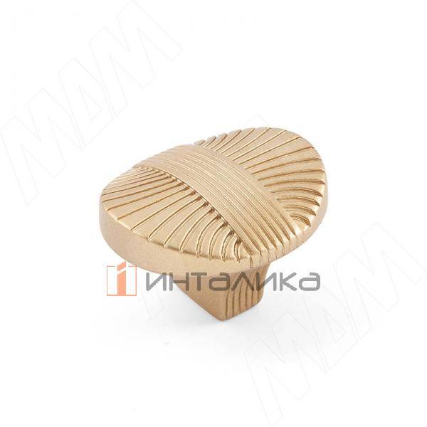 Ручка-кнопка золото матовое – 1