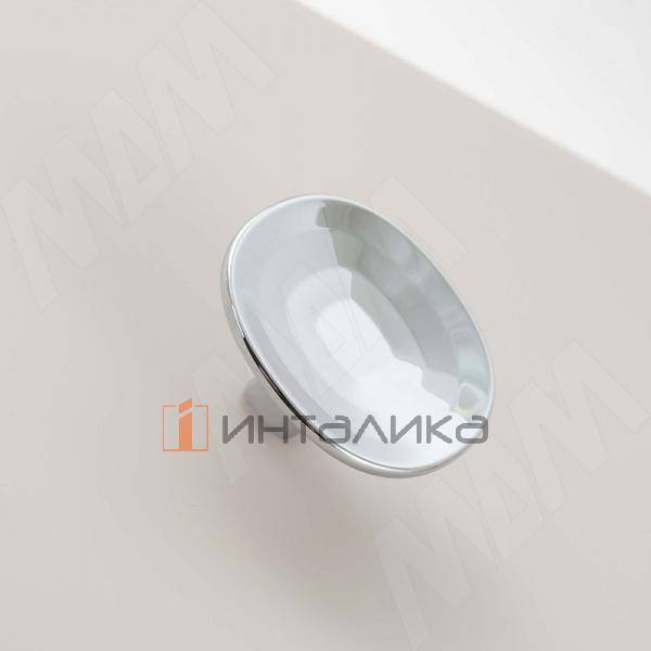 Ручка-кнопка хром – 2