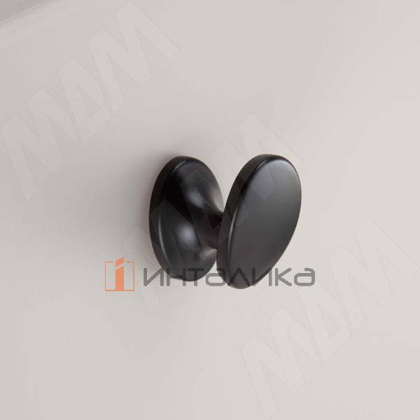 Ручка-кнопка черный матовый – 2