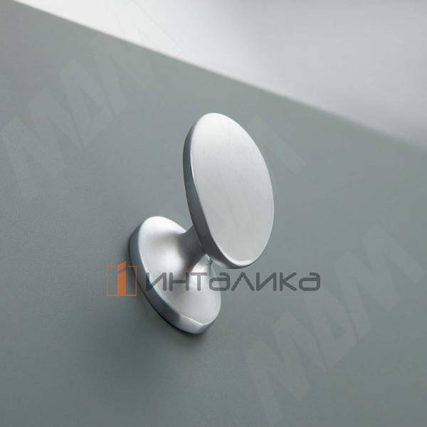 Ручка-кнопка хром матовый – 2