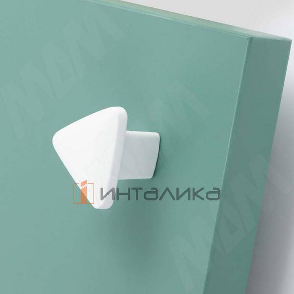 Ручка-кнопка белый матовый – 2