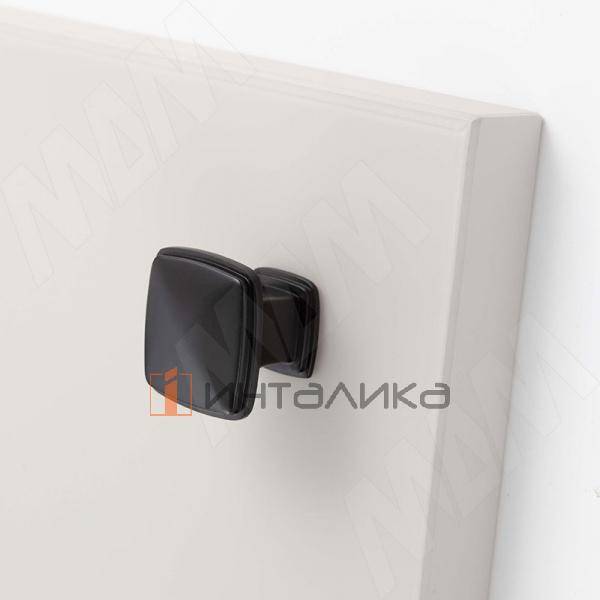 Ручка-кнопка черный матовый – 2