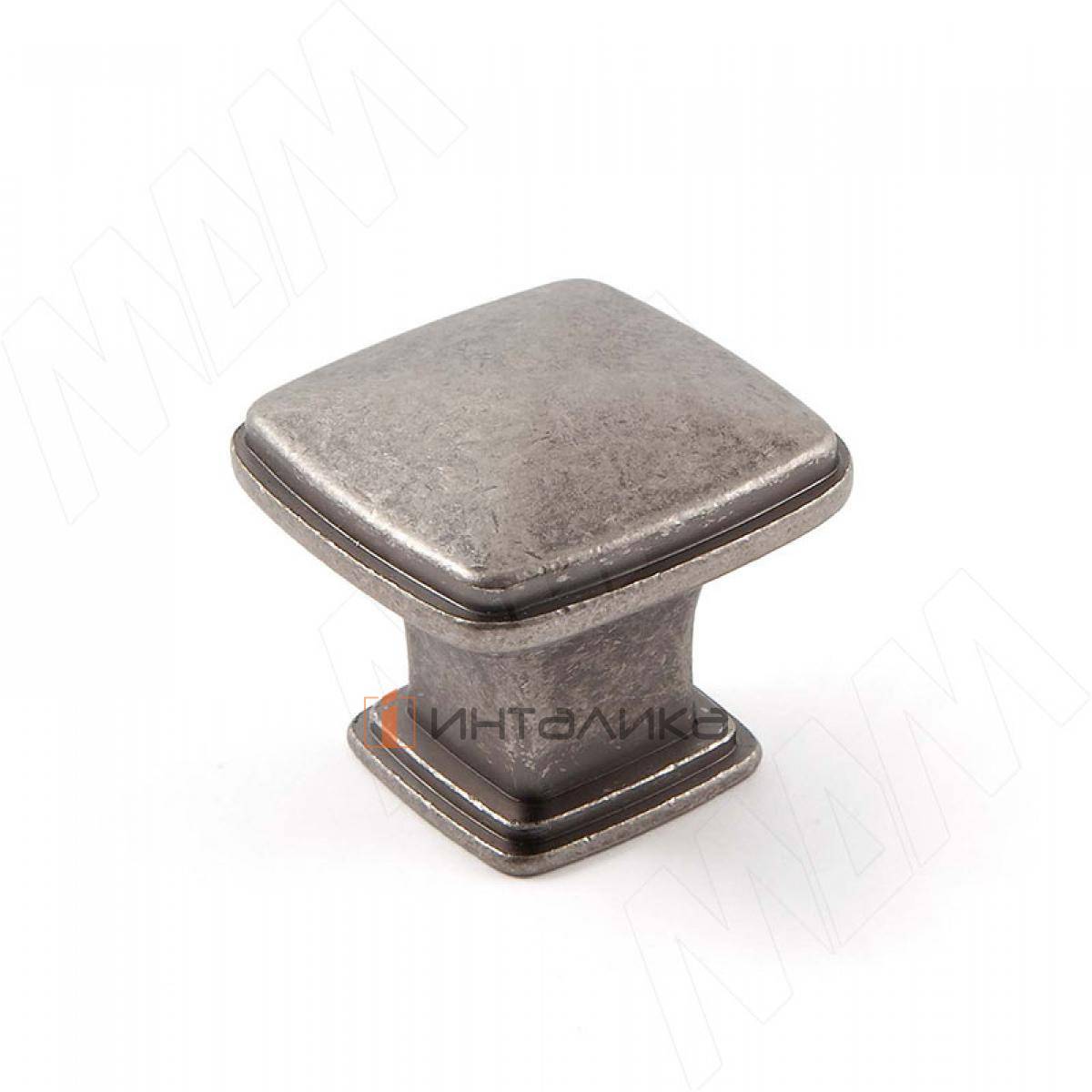 Ручка-кнопка серебро состаренное