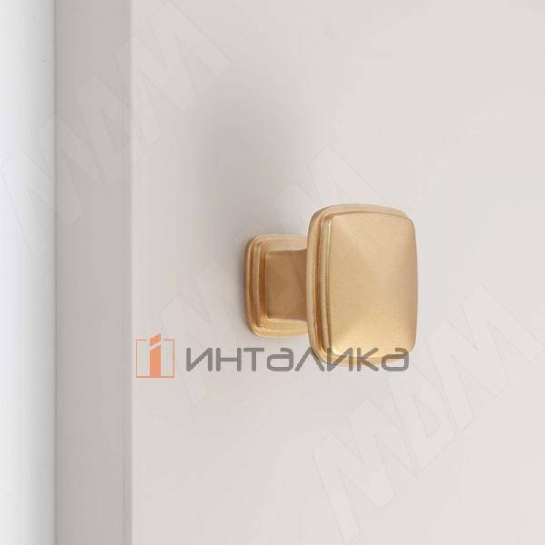 Ручка-кнопка золото матовое – 2