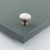 Превью Ручка-кнопка D28мм серебро состаренное/керамика – 2