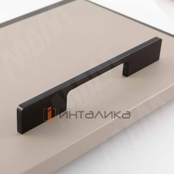 Профиль-ручка 128/160мм (L=192мм) черный матовый – 2