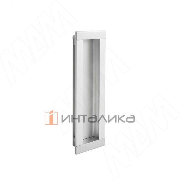 Ручка-раковина 128мм крепление саморезами алюминий матовый – 2