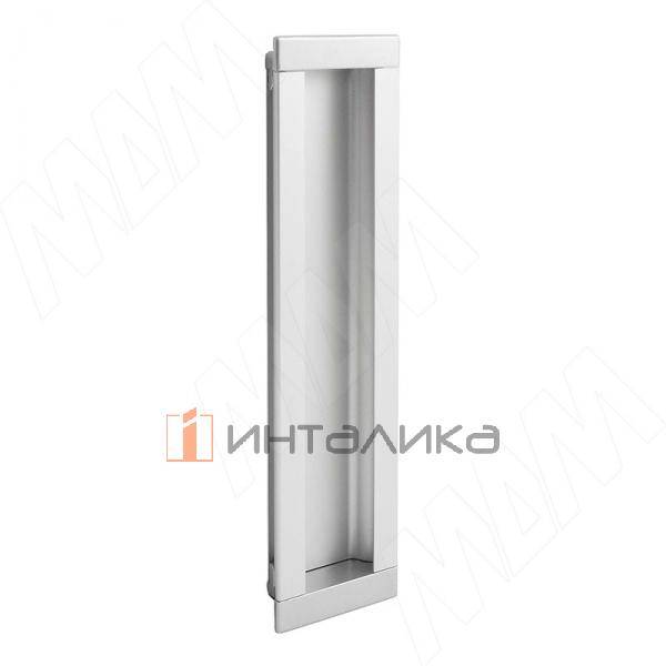 Ручка-раковина 160мм крепление саморезами алюминий матовый – 2