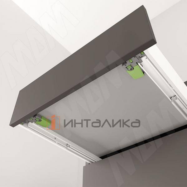 VEKTOR.PRO LT направляющие 350 мм, ниж. крепления, полн. выдвижения, с толкателем, 3D фиксаторы – 4