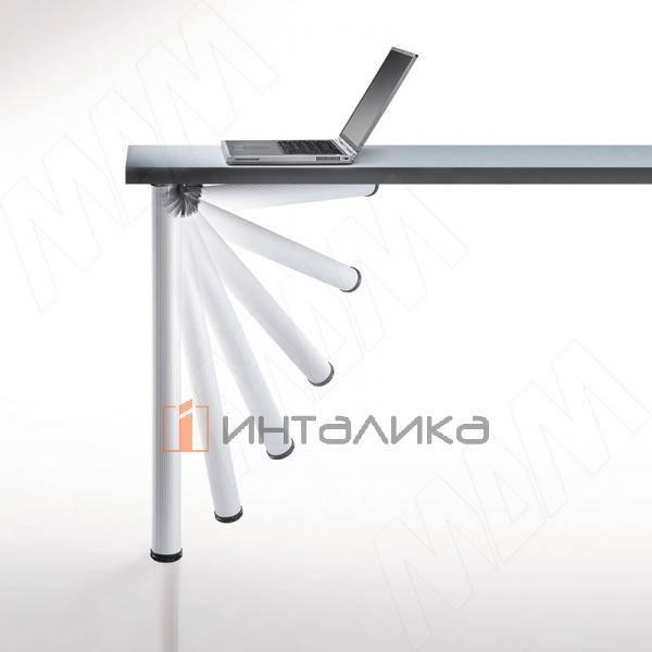 Опора для стола складная, D50, H710+25 мм, хром, 4шт. – 5