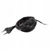 Превью Шнур сетевой, вилка S52, 1 м, с выключателем, черный – 1