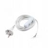 Превью Шнур сетевой, вилка S18, 3 м, с выключателем, белый – 1