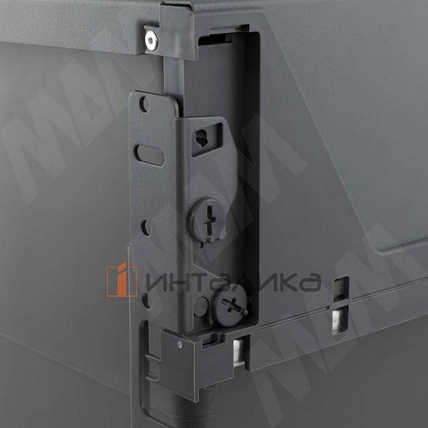 BLOCK 2.0S Система сортировки и хранения, фасад 600мм, 2 емкости (18л+18л), крепление к боков., напр.полн. выдвиж., плавн. закр. – 5