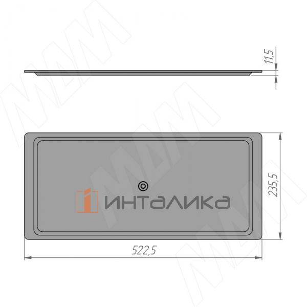 ARIA Поддон 600 мм пластик, прозрачный – 2