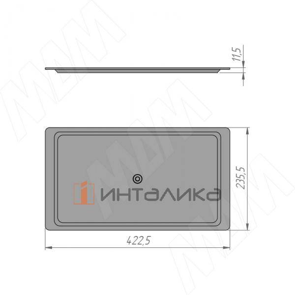 ARIA Поддон 500 мм пластик, прозрачный – 2
