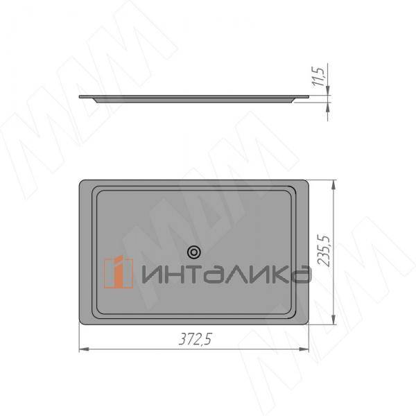 ARIA Поддон 450 мм пластик, прозрачный – 2