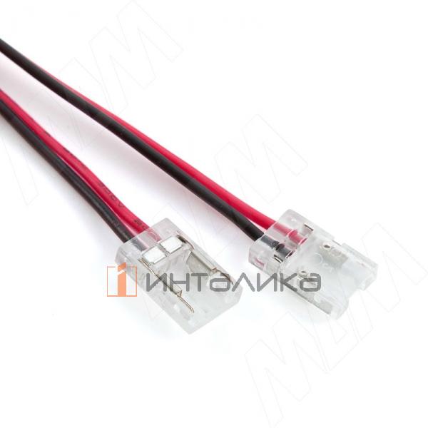 Коннектор для ленты SMD, 8 мм, провод 500 мм, IP20 – 2