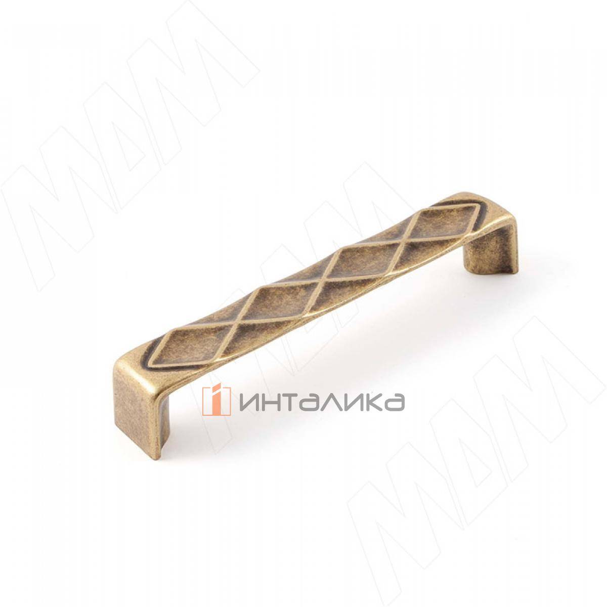 Ручка-скоба 128мм бронза состаренная