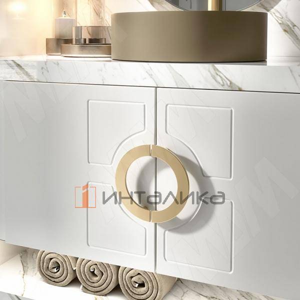 Ручка-скоба 68мм латунь матовая – 4