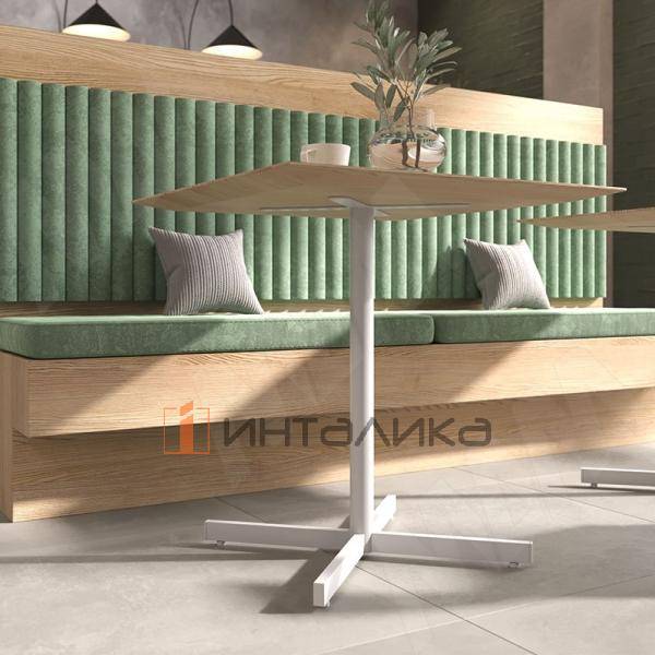 Амадора подстолье 700х700, H730+5мм, белый (RAL 9003, муар) – 2