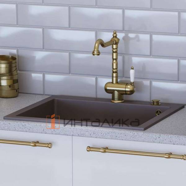 Мойка Omoikiri BOSEN 61 Tetogranit, 600, накладная, белый – 3