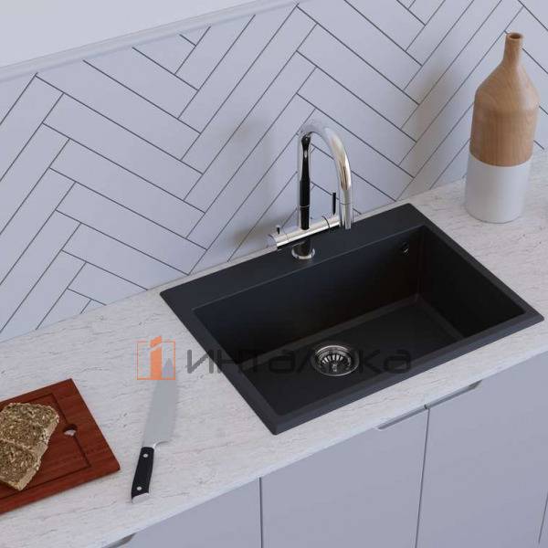 Мойка Omoikiri TEDORI 68 Tetogranit, 800, накладная, белый – 3