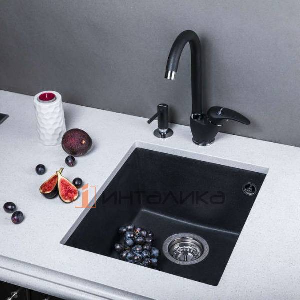 Мойка Omoikiri BOSEN 38-U Tetogranit, 450, под столешницу, leningrad grey – 3