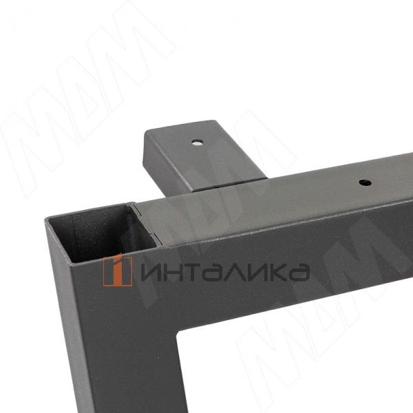 Сальта опора для стола V-образная, 40х40, H870 (+10 мм), графит – 3