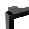Превью Пилар опора для стола П-образная, 60х30, 595xH870 (+10 мм), черный (RAL 9005, муар) – 3