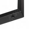 Превью Пилар опора для стола П-образная, 60х30, 595xH870 (+10 мм), черный (RAL 9005, муар) – 4