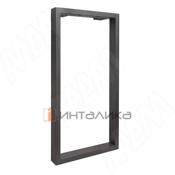 Пилар опора для стола П-образная, 60х30, 445xH870 (+10 мм), графит – 2