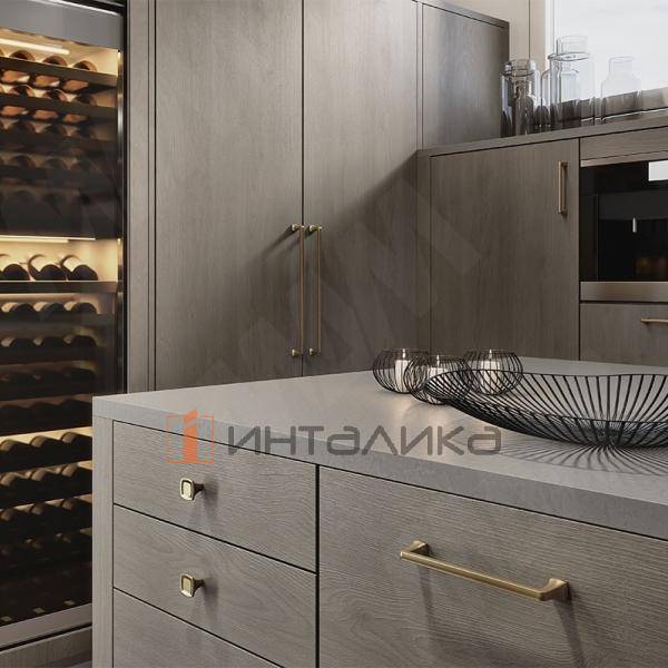 Ручка-скоба 160мм бронза состаренная – 3