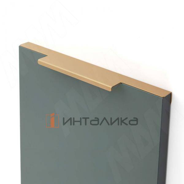 Профиль-ручка 296мм крепление саморезами золото матовое – 2