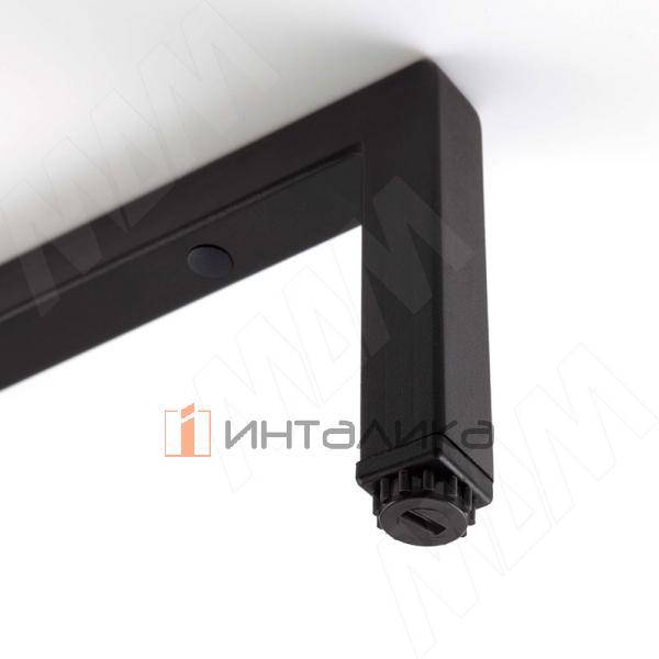 Опора декоративная Н120мм (370x120x20) черный матовый – 2